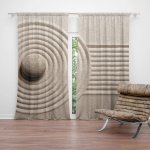 Sablio Závěs Otisk v písku: 2ks 140x250cm – Hledejceny.cz