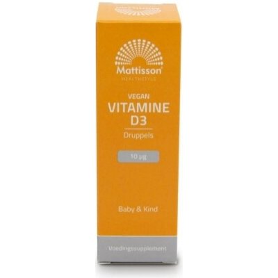Mattisson Vegan Vitamín D3 dětský 25 ml – Hledejceny.cz