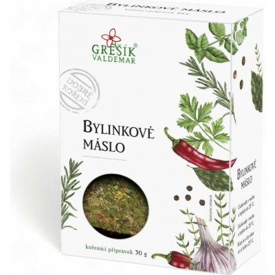 Grešík Bylinkové máslo 30 g – Sleviste.cz