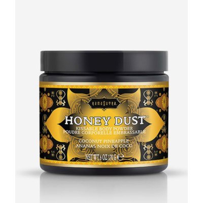 KamaSutra Honey Dust Coconut Pineapple Slíbatelný tělový pudr 170 g – Zboží Mobilmania