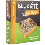 Bludiště hlavolam Do úkrytu plast 12x12cm balanční hra 2 barvy – Zbozi.Blesk.cz