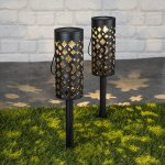 Haushalt international Zahradní solární stínové lampy 2v1, 2 ks – Zboží Mobilmania