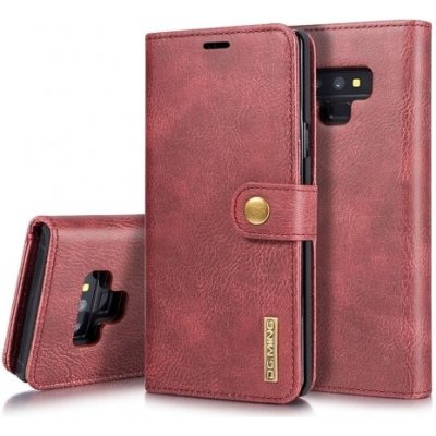 Pouzdro DG.MING Peňaženkové 2v1 Samsung Galaxy Note 9 červené
