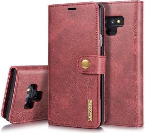 Pouzdro DG.MING Peňaženkové 2v1 Samsung Galaxy Note 9 červené