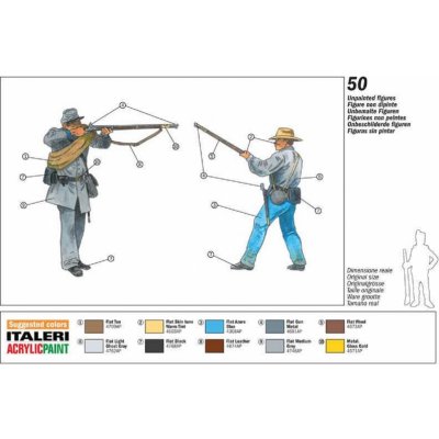 Corfix Model Kit 6014 CONFEDERATE INFANTRY AMERICAN CIVIL WAR 1:72 – Hledejceny.cz