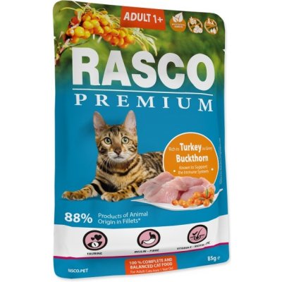 Rasco Premium Cat Adult Turkey in Gravy 85 g
