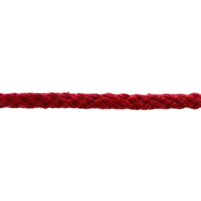 Oděvní bavlněná šňůra Ø10 -12 mm červená – Zboží Mobilmania