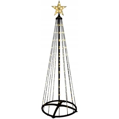 Vánoční stromek Koopman svítící venkovní dekorace 210 cm 10 W – Hledejceny.cz