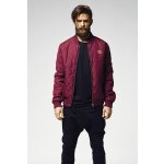 Urban Classics Diamond Quilt Nylon jacket burgundy – Zboží Mobilmania