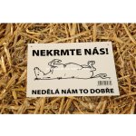 Cedulka Nekrmte nás – Hledejceny.cz