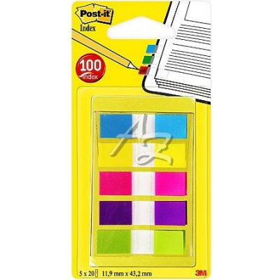 záložky samolepicí 12x43mm/5x20ks Post-it® – Hledejceny.cz