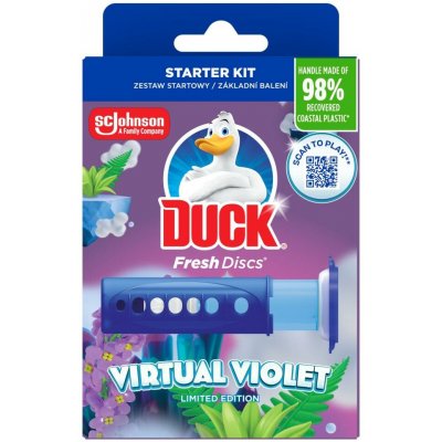 Duck Fresh discs čistič WC Virtual Violet 36 ml – Zboží Mobilmania