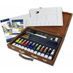 ROYAL LANGNICKEL Set akrylových barev v dřevěném kufříku – Sleviste.cz