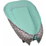 T-Tomi Polštářkový mantinel šedá hvězdičky – Zboží Dáma