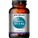 Viridian Vitamín D3 + K2 2 x 90 kapslí – Hledejceny.cz