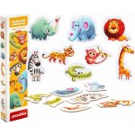 Puzzlika 14774 Africká zvířátka naučné 8 zvířátek 16 dílků – Hledejceny.cz