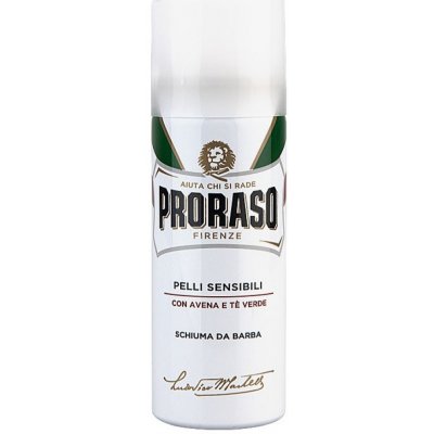 Proraso Sensitive White pěna na holení pro citlivou pokožku 50 ml – Zbozi.Blesk.cz