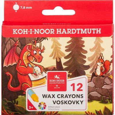 KOH-I-NOOR Školní voskovky 12ks – Zboží Dáma