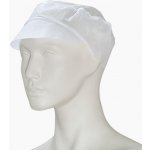Wiros čepice s kšiltem z netkané textilie 100 ks Bílá – Sleviste.cz