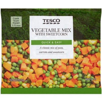 Tesco Směs zeleniny s kukuřicí 450 g – Zboží Dáma