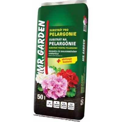 Mr.Garden Substrát pro pelargonie 50 l – Zboží Dáma