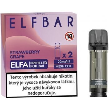 Elf Bar Vape ELF BAR ELFA POD náplň Strawberry Grape