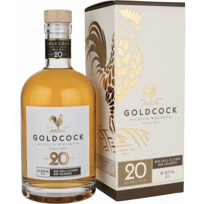 Rudolf Jelínek GOLDCOCK Single Malt 20y 49,2% 0,7 l (holá láhev)