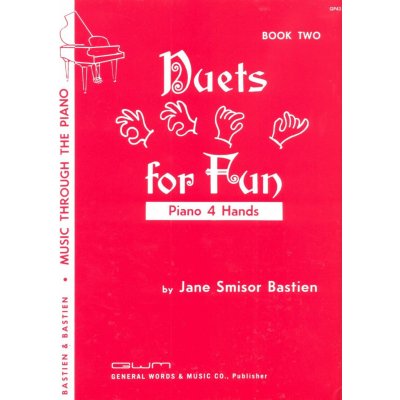 DUETS FOR FUN 2 by Jane Smisor Bastien 1 klavír 4 ruce – Zboží Dáma