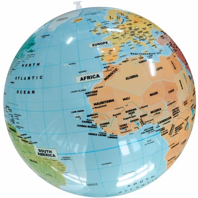 Nafukovací globus Maxi: Politický svět 42 cm – Zboží Dáma