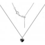 Nubis® Minimalistický stříbrný náhrdelník se srdcem crystals from Swarovski® NB-0204-JB – Zbozi.Blesk.cz