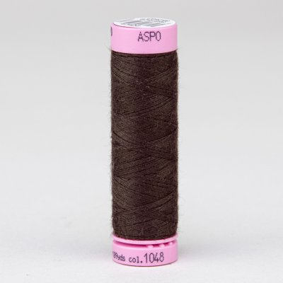 Amann Univerzální šicí nit ASPO 120 polyesterová, tmavě hnědá 1048, návin 100m – Sleviste.cz