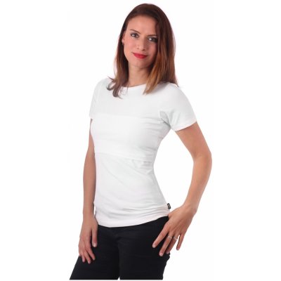 Jožánek kojicí tričko Lena krátký rukáv šedý melír – Sleviste.cz