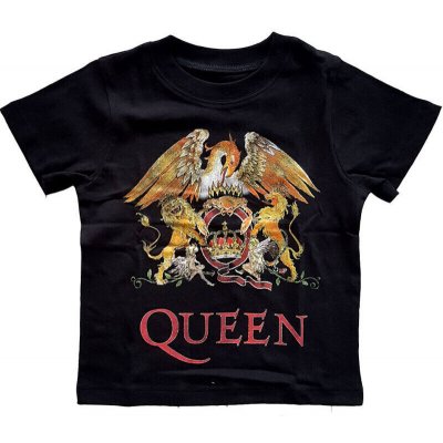 Queen Classic Crest Toddler t-shirt Black