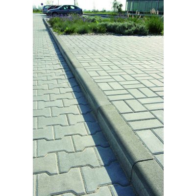 Best Mono II Obrubník 100 x 15 x 25 cm přírodní beton 1 ks