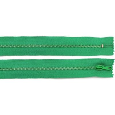 Zip kovový nedělitelný No 5 délka 20 a 22 cm barva 17 zelená – Hledejceny.cz