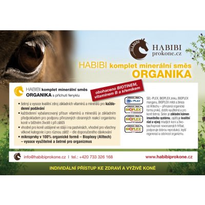 Habibi ORGANIKA směs vitamínů a minerálů 20 kg – Hledejceny.cz