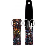 DuKaS Cestovní manikúrová sada 3 dílná černá pestrá PL 872 – Zboží Dáma