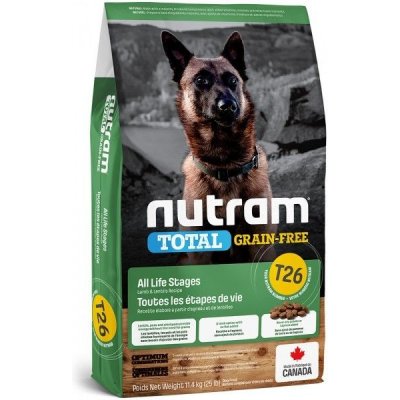 Nutram Pet Prod. (CAN) T26 Nutram Total Grain-Free Lamb & Legumes, Dog - bezobilné krmivo, jehněčí a luštěniny, pro psy 2kg