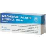 MAGNESIUM LACTATE BIOMEDICA POR 500MG TBL NOB 50 – Hledejceny.cz