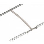 Palram spojovací článek pro vchodovou stříšku Aquila 88.5 x 6.5 x 6.5 cm – Hledejceny.cz