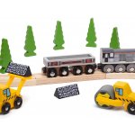 Bigjigs Dlouhý vagónek s uhlím – Zboží Dáma