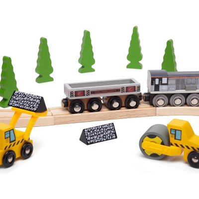 Bigjigs Dlouhý vagónek s uhlím – Zboží Dáma