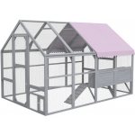 Goleto Venkovní klec se stínicí střechou 280 x 185,5 x 188 cm – Zboží Mobilmania