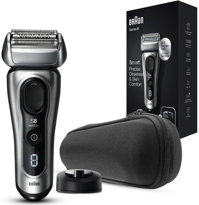 Braun Series 8 8417s Wet & Dry Silver