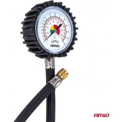 AMIO Analogový manometr s hadicí 30cm 12bar – Hledejceny.cz