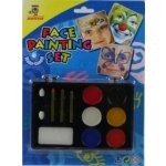Alltoys Malování obličej barvy obličejové set 6 ks se štětečky a houbičkou – Zboží Dáma