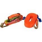 Popruh upínací s ERGO ráčnou a hákem, 5m/1T/25mm GEKO – Zboží Mobilmania