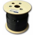 Datacom 12171 S/FTP, drát, CAT7, PE,Fca, 100m, černý – Sleviste.cz