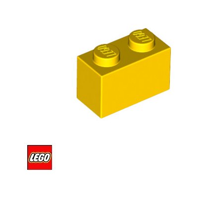 LEGO® 3004 Kostka 1x2 Žlutá – Zbozi.Blesk.cz