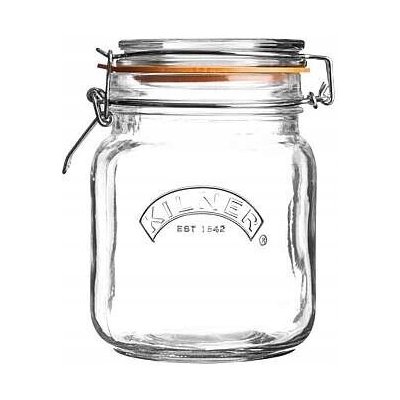 Kilner Zavařovací Sklenice Čtvercová se sponou 1000ml – Hledejceny.cz